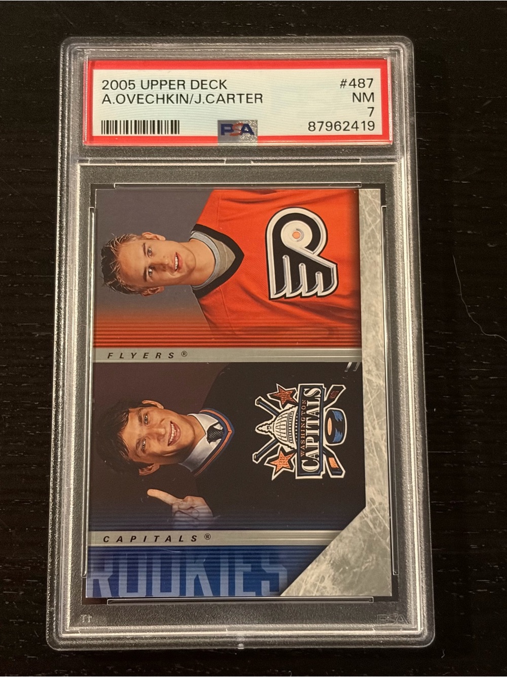 ❤️ NOW $50 ❤️ Alex Ovechkin 2005/06 Young Guns Rookie RC Hockey Card Graded PSA